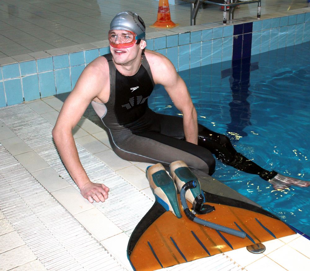 Член национальной команды по подводному спорту Дмитрий ГАВРИЛОВ